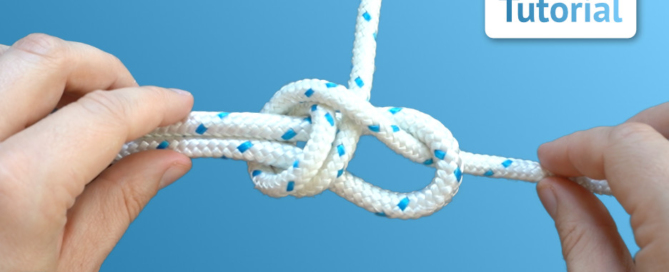 Doppelter Schotstek Knoten Anleitung